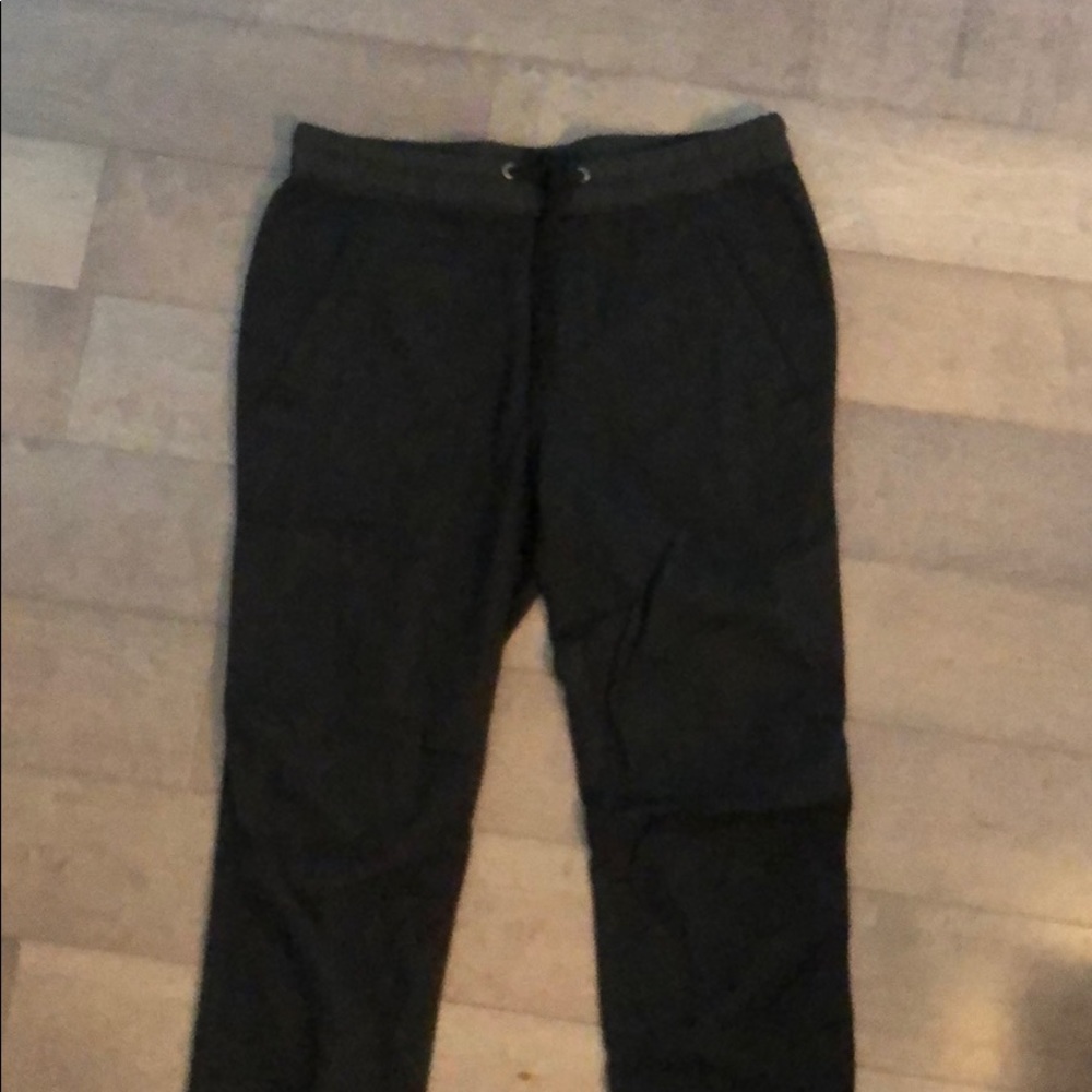 James Perse mixed media jersey track pants